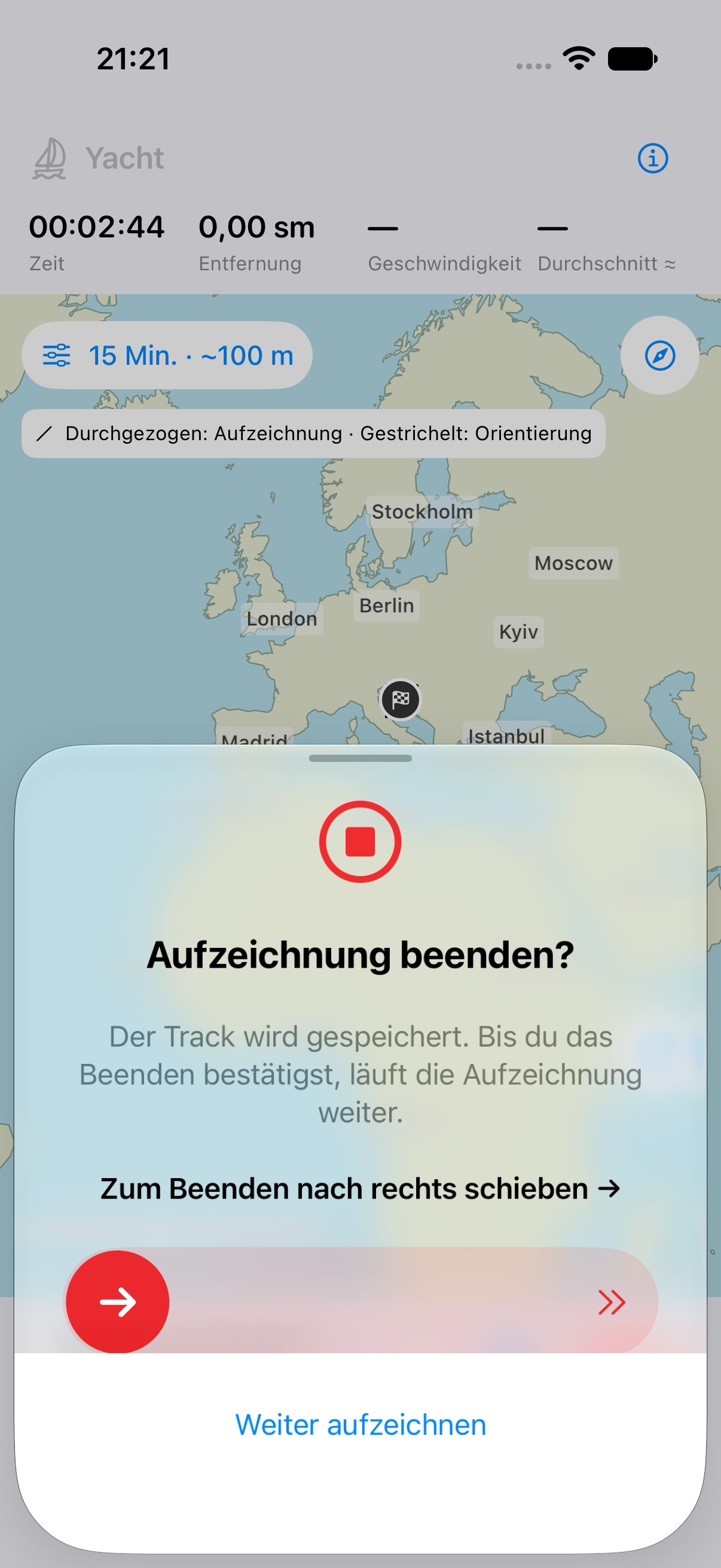 Bewusst beenden