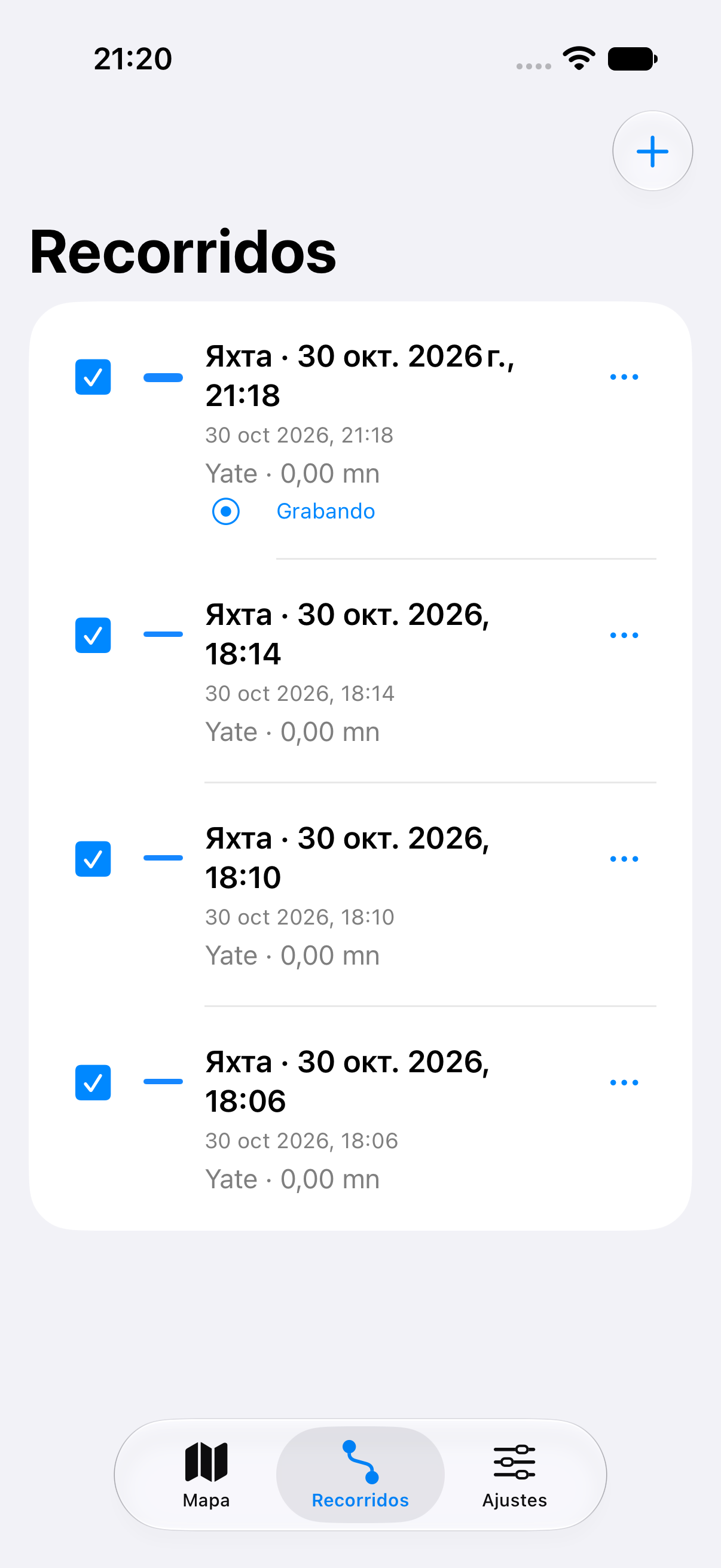 Tu biblioteca de recorridos