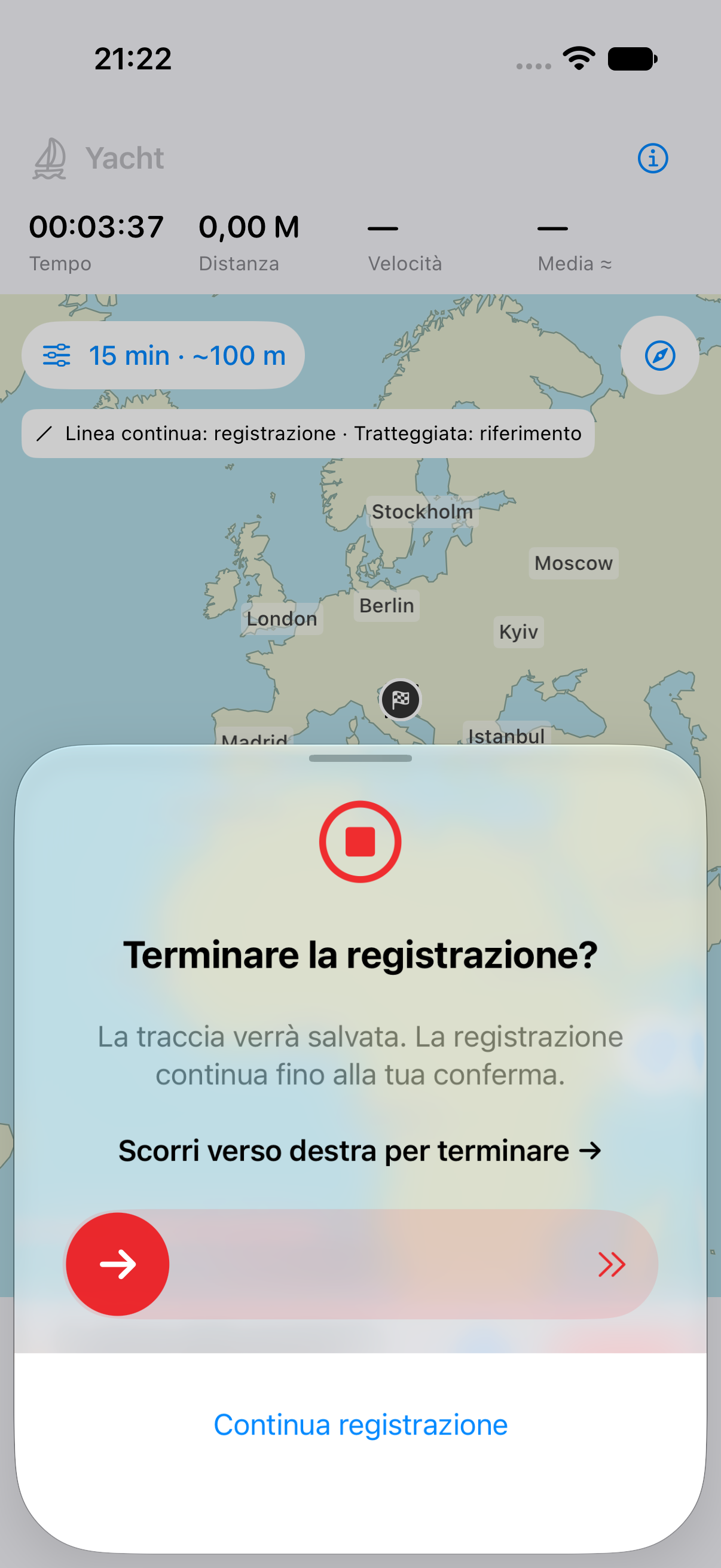 Concludi con un gesto intenzionale